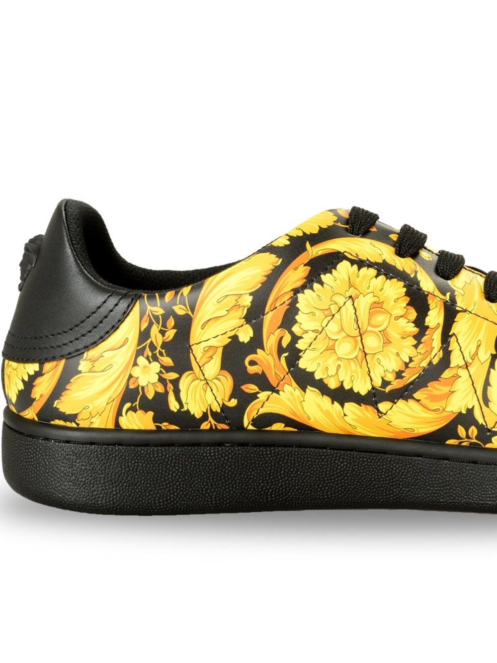Versace Men's Baroque Signature Print 100% Leather Sneakers Shoes US 6 IT 39 - Picture 4 of 8